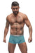 Male Power Underwear  Mesh Rib Mini Short
