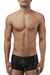 Male Power Underwear Black Cobra Mini Short Boxer Briefs