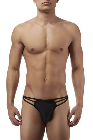 Male Power Underwear Male Thong with Straps and Rings