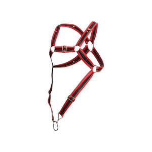 DNGEON Leatherwear Cross Cockring Harness available at www.MensUnderwear.io - 32