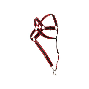 DNGEON Leatherwear Cross Cockring Harness available at www.MensUnderwear.io - 33