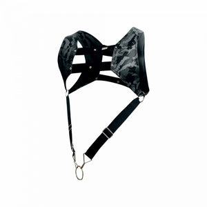 DNGEON Leatherwear Croptop Cockring Harness available at www.MensUnderwear.io - 40