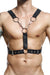 DNGEON Leatherwear Cross Chain Men's Harness available at www.MensUnderwear.io - 1