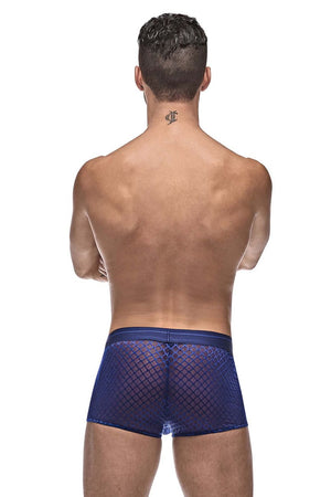 Male Power Underwear Diamond Mesh Mini Trunk - available at MensUnderwear.io - 2