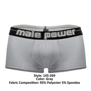 Male Power Underwear Sexagon Mini Short Trunk available at www.MensUnderwear.io - 8