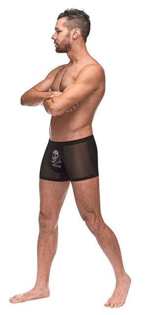 Men's trunk underwear - Male Power Underwear Private Screen Skull Trunks available at MensUnderwear.io - Image 3