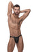 Male Power Underwear Cage Matte Strappy Ring Jockstrap - available at MensUnderwear.io - 1