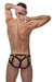 Male Power Underwear Cage Matte Strappy Ring Jockstrap - available at MensUnderwear.io - 1