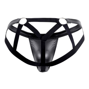 Male Power Underwear Cage Matte Strappy Ring Jockstrap - available at MensUnderwear.io - 5