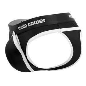 Male underwear model wearing Male Power Underwear Helmet Thongs available at MensUnderwear.io