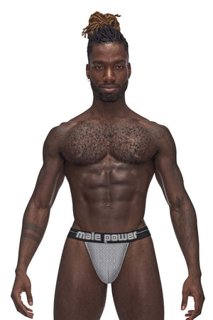 Male Power Underwear Sexagon Micro V Men's Thong available at www.MensUnderwear.io - 11