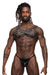 Male Power Underwear PU Leather Harness Virgo