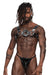 Male Power Underwear PU Leather Harness Libra