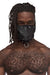Male underwear model wearing Male Power Underwear Fetish Triton Mask available at MensUnderwear.io