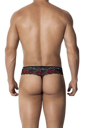 PPU Underwear Lace-Mesh Thongs for Men available at www.MensUnderwear.io - 3