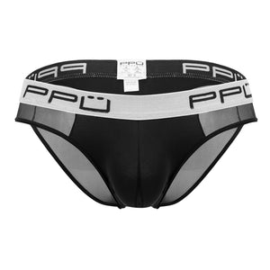 PPU Underwear Mesh Men's Bikini Thongs available at www.MensUnderwear.io - 3
