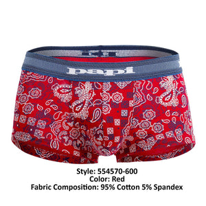 Men's trunk underwear - Papi Underwear Heading West Brazilian Trunks available at MensUnderwear.io - Image 17