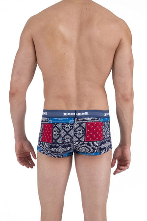 Men's trunk underwear - Papi Underwear Heading West Patchwork Brazilian Trunks available at MensUnderwear.io - Image 3