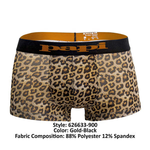 Men's trunk underwear - Papi Underwear Animal Instinct Leopard Trunks available at MensUnderwear.io - Image 8