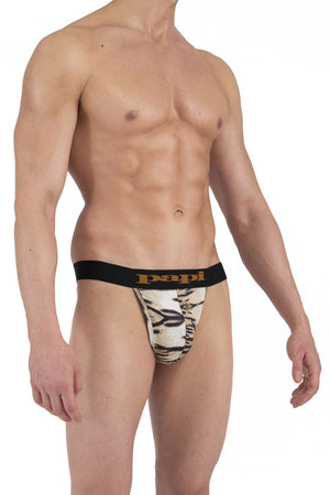 Men's thongs - Papi Underwear Animal Instinct Tiger Men's Thong available at MensUnderwear.io - Image 4