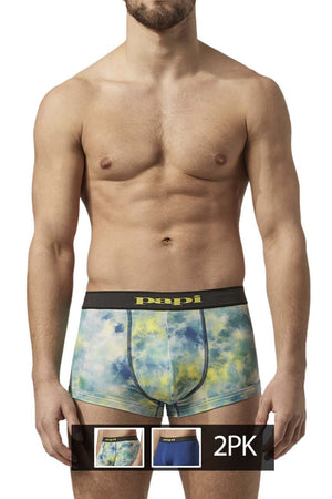 Papi Underwear 2 Pack Microflex Brazilian Trunks available at www.MensUnderwear.io - 12