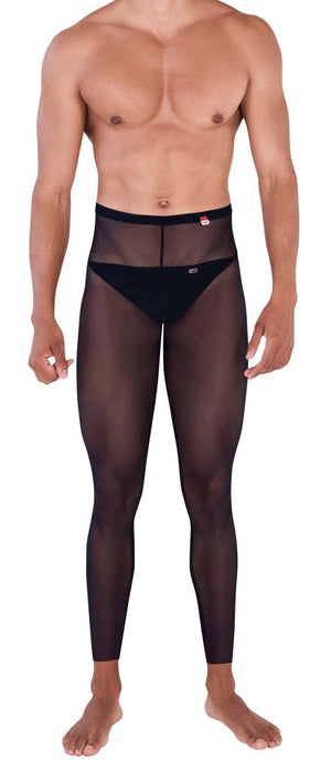 Male underwear model wearing Pikante Underwear Manhood Long Johns Thongs available at MensUnderwear.io