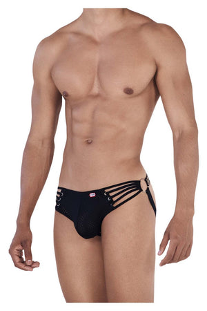 Male underwear model wearing Pikante Underwear TZU Jockstrap available at MensUnderwear.io