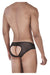 Male underwear model wearing Pikante Underwear Wallace Jockstrap Briefs available at MensUnderwear.io
