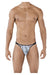 Male underwear model wearing Pikante Underwear Erotic Men's Thongs available at MensUnderwear.io