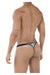 Male underwear model wearing Pikante Underwear Erotic Men's Thongs available at MensUnderwear.io