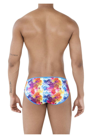 Male underwear model wearing Pikante Underwear Colors Men's Briefs available at MensUnderwear.io