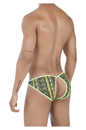 Male underwear model wearing Pikante Underwear Neon Jockstrap available at MensUnderwear.io