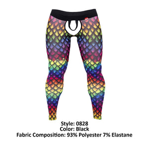 Pikante Underwear Rainbow Athletic Pants available at www.MensUnderwear.io - 8