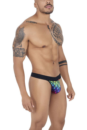 Pikante Underwear Rainbow Men's Thongs available at www.MensUnderwear.io - 3