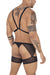 Pikante Underwear Single Men's Harness Thongs available at www.MensUnderwear.io - 1