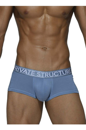 Private Structure Underwear Platinum Bamboo Trunks available at www.MensUnderwear.io - 13