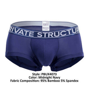 Private Structure Underwear Platinum Bamboo Trunks available at www.MensUnderwear.io - 6