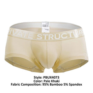 Private Structure Underwear Platinum Bamboo Trunks available at www.MensUnderwear.io - 24