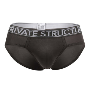 Private Structure Underwear Platinum Bamboo Contour Briefs available at www.MensUnderwear.io - 32