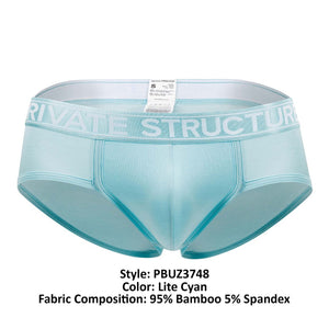 Private Structure Underwear Platinum Bamboo Contour Briefs available at www.MensUnderwear.io - 53