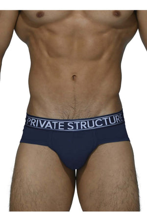 Private Structure Underwear Platinum Bamboo Contour Briefs available at www.MensUnderwear.io - 36