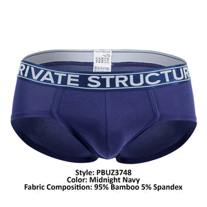 Private Structure Underwear Platinum Bamboo Contour Briefs available at www.MensUnderwear.io - 41