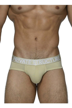 Private Structure Underwear Platinum Bamboo Contour Briefs available at www.MensUnderwear.io - 8