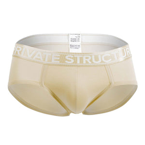 Private Structure Underwear Platinum Bamboo Contour Briefs available at www.MensUnderwear.io - 11