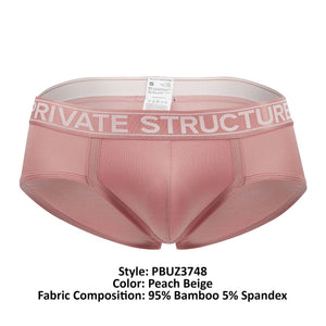 Private Structure Underwear Platinum Bamboo Contour Briefs available at www.MensUnderwear.io - 47