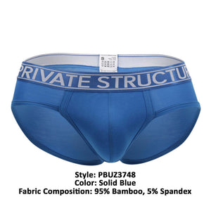 Private Structure Underwear Platinum Bamboo Contour Briefs available at www.MensUnderwear.io - 28
