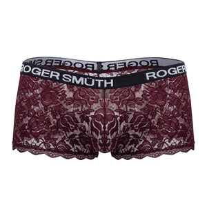 Roger Smuth Underwear RS035 Transparent Lace Trunks available at www.MensUnderwear.io - 8