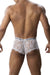 Roger Smuth Underwear RS035 Transparent Lace Trunks available at www.MensUnderwear.io - 1