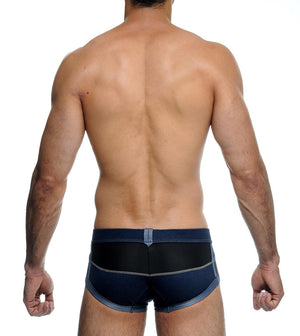 Men's trunk underwear - STUD Underwear Codec Trunk - Denim available at MensUnderwear.io - Image 3