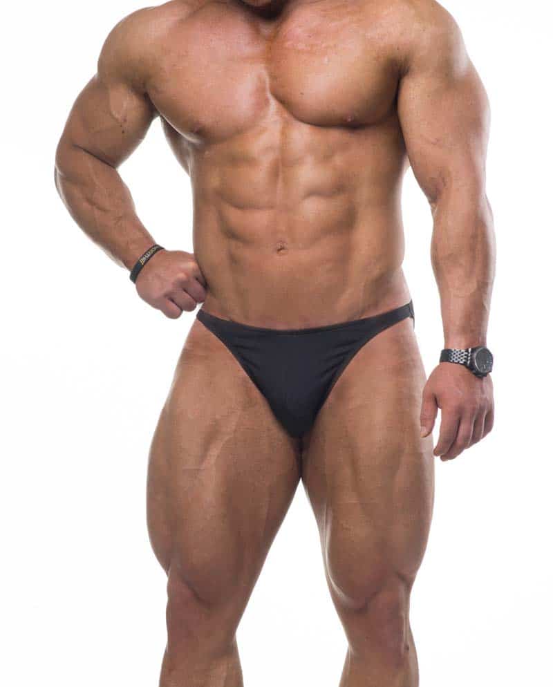 Grey Hologram Posing Trunks | Men's Bodybuilding